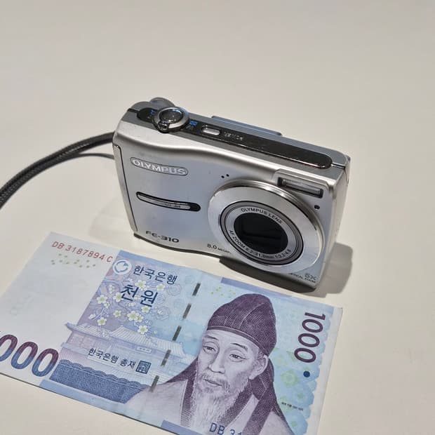작례O 초소형 감성 올림푸스 fe-310 디지털카메라 빈티지 디카