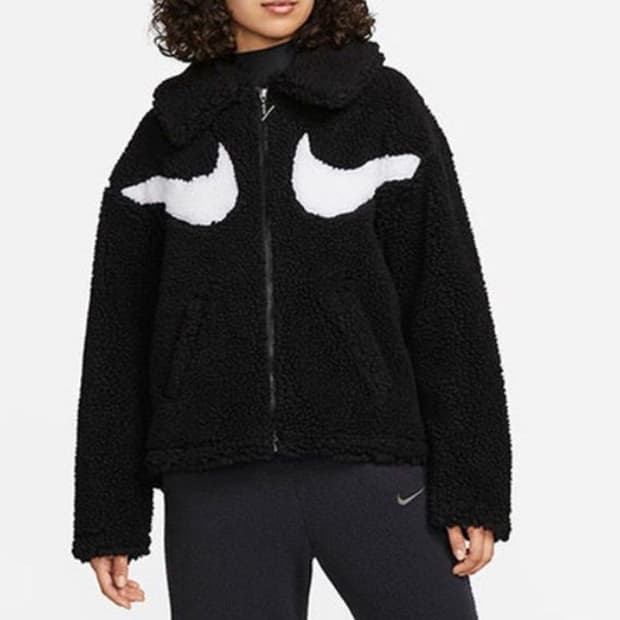 나이키 더블 스우시 양털 후리스 자켓