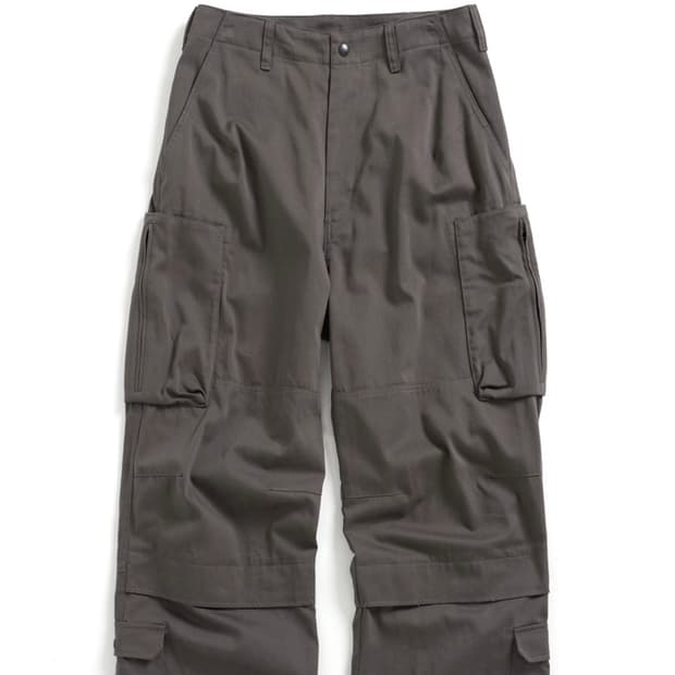 해칭룸  Zip Cargo Work Pants Mud Brown 2사이즈