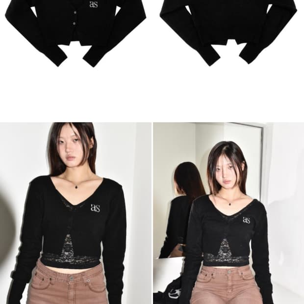 ason BERRY CROP CARDIGAN