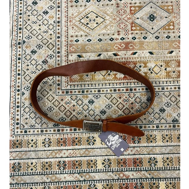 돌체앤가바나 레더 벨트 브라운 #csz3014