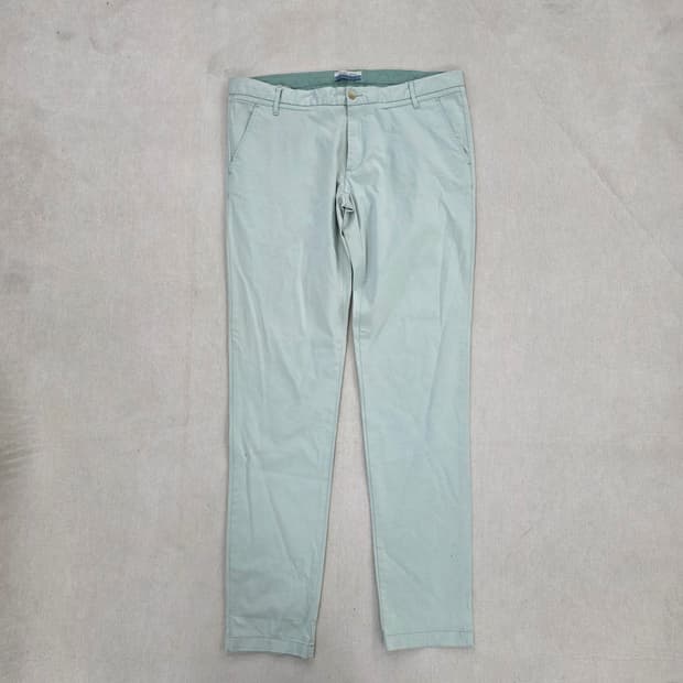 [44] 새상품 자라 남성 민트 면 치노팬츠 1231J