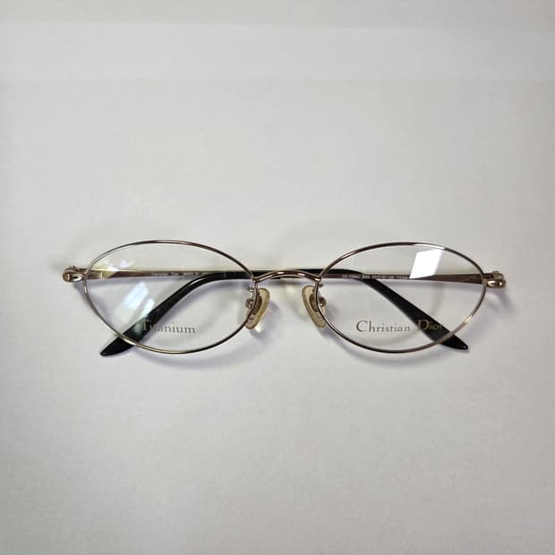 [Christian Dior] Vintage Golden Eyeglass