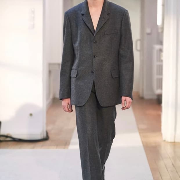 르메르 19FW 라나울 셋업 다크그레이
