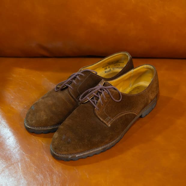 80s 폴로 컨트리 벅 스웨이드 더비슈즈 브라운 [Made in USA]