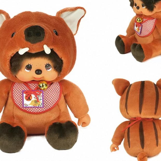 멧돼지 몬치치 인형 L