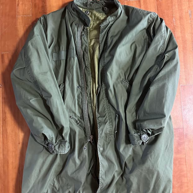 70s 오리지널 M-65 피쉬테일 황금사이즈(내피포함)