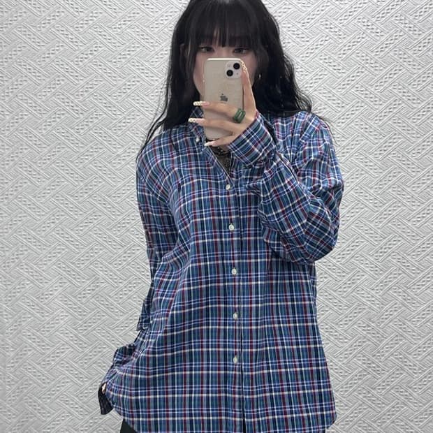 폴로 랄프로렌 올드스쿨 컨트리 빈티지 체크 셔츠 L C09999