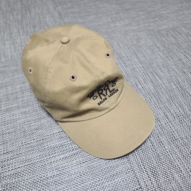더블알엘 볼캡 rrl 모자 베이지
