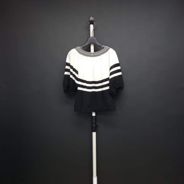 미샤 춘하 면 나일론 니트 블라우스 55