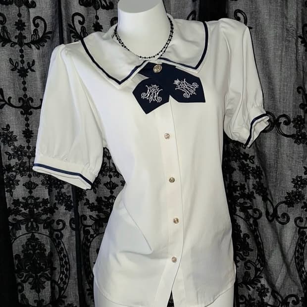 반팔 블라우스 판매 빈티지 공겜여주깔 미스티크레이즈