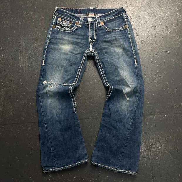 31 트루릴리전 조이 수퍼 티 부츠컷 데님팬츠 