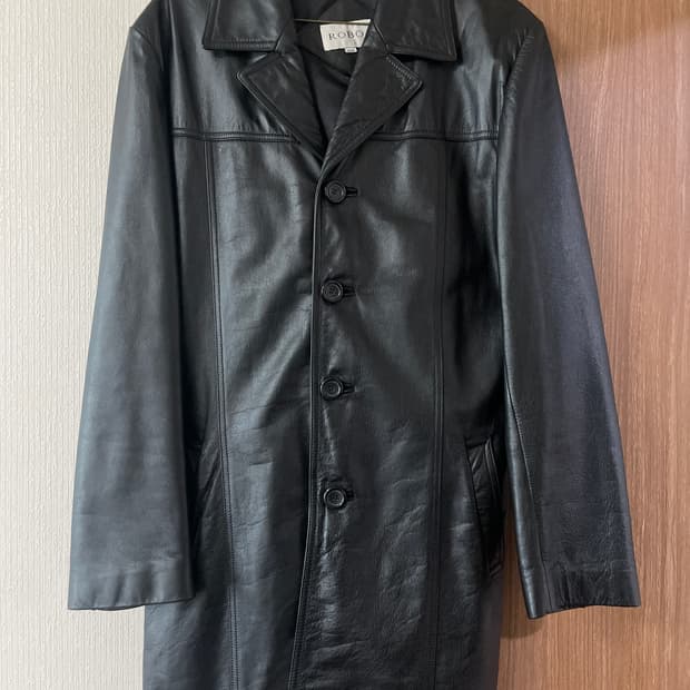 ROBO 로보 웨스턴 무드 카우하이드 소가죽 레더 카 코트