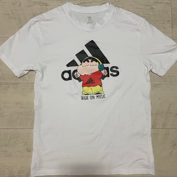 아디다스 짱구 콜라보 반팔티