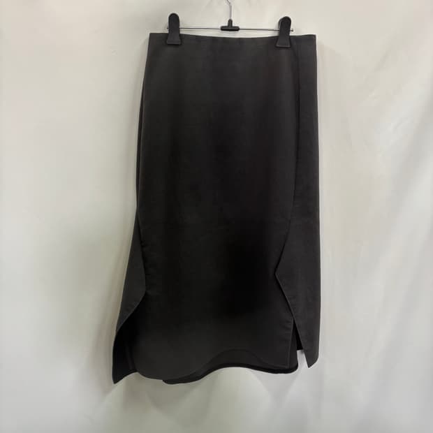 리리끄 옆 트임 진그레이 롱스커트 44