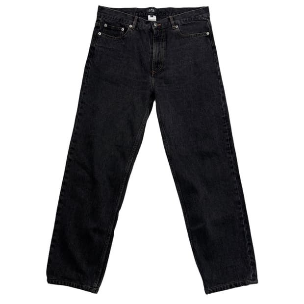 아페쎄 흑청 데님 팬츠 32 inch