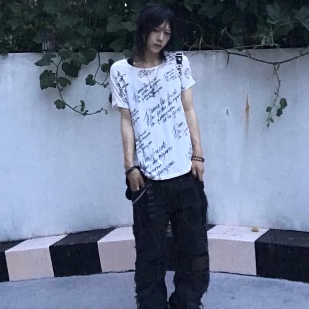 (Unknown)lettering short sleeve t