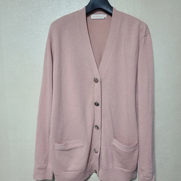 토리버치 쥬엘버튼 메리노울 가디건