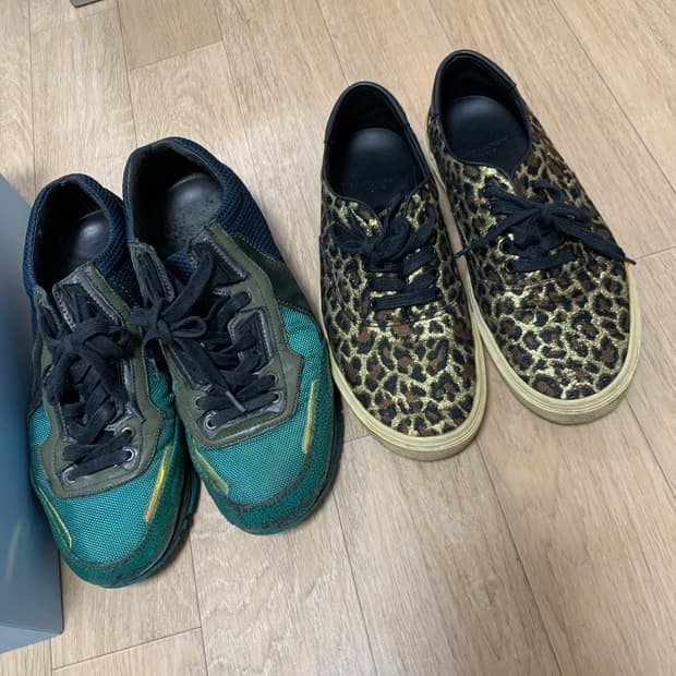 생로랑 레오파드 스니커 270