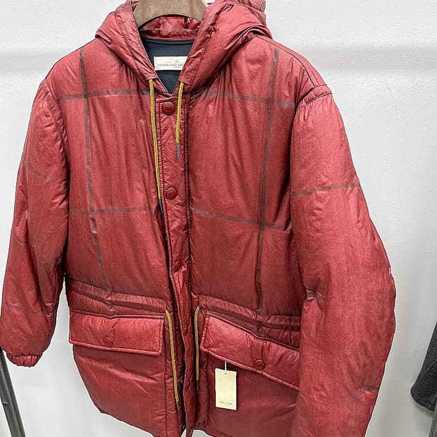 95-100) 골든구스 나일론 스트링 다운패딩