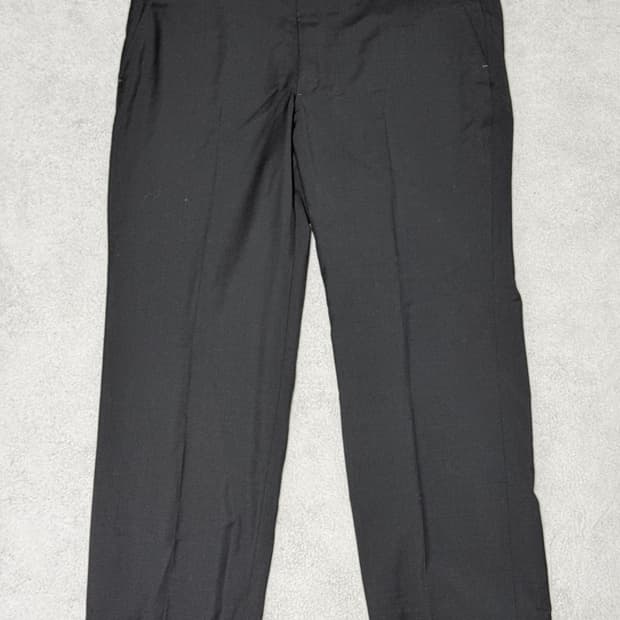 아르마니 꼴레지오니 울-모헤어 테일러드 슬랙스