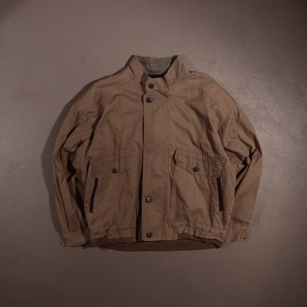 일본빈티지 코튼 블루종 봄버자켓