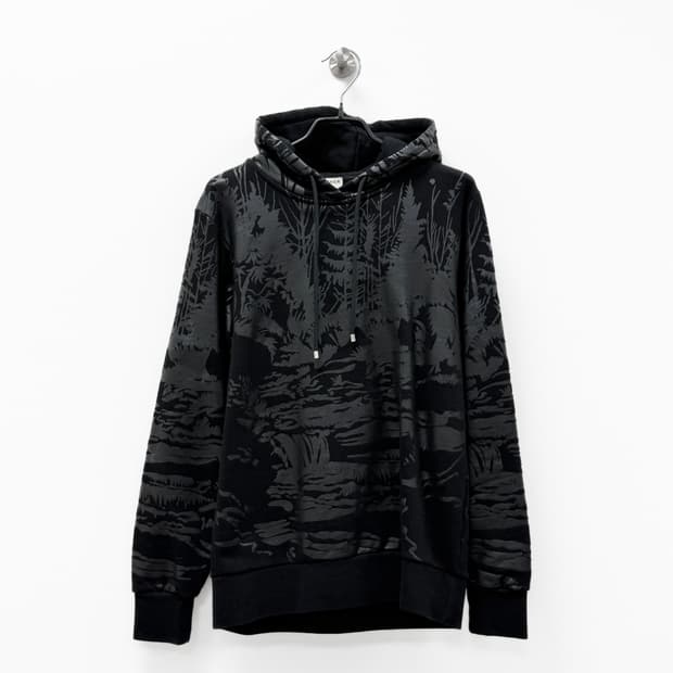 발렌시아가 2014 토널 포레스트 프린트 후디