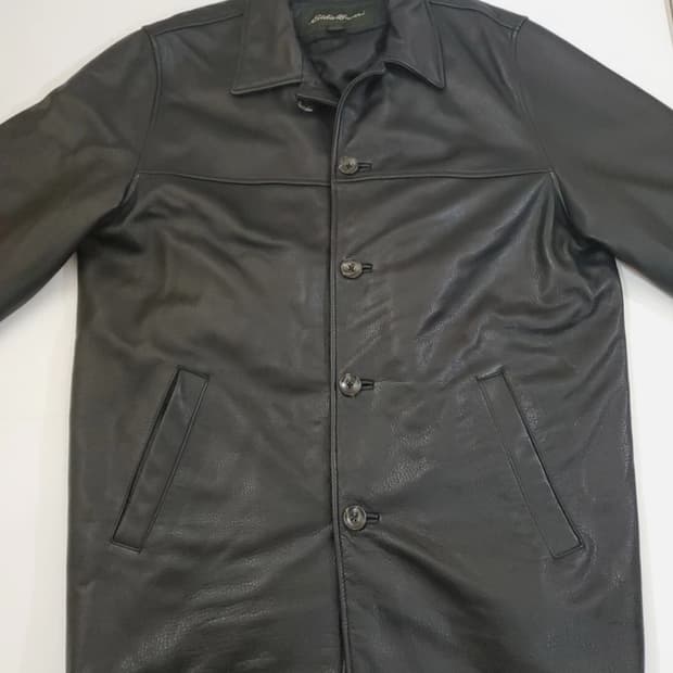 에디바우어 가죽코트 BLACK_L SIZE