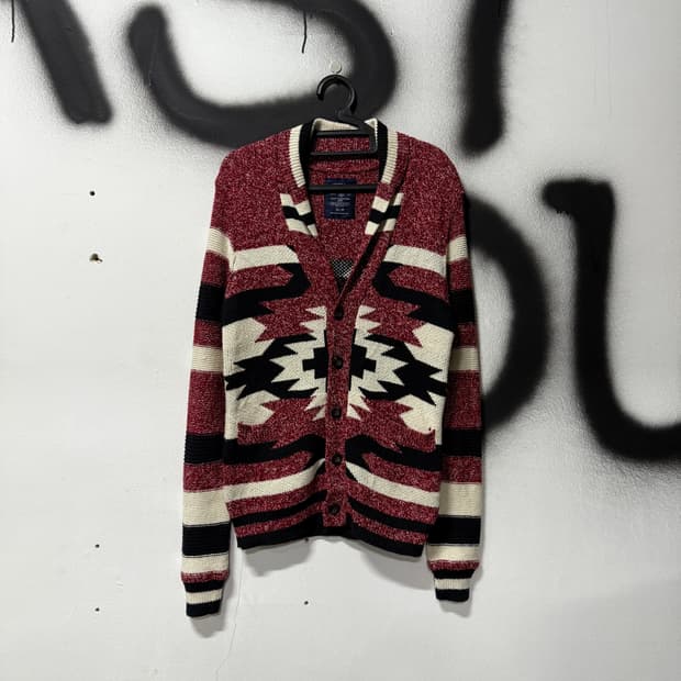 아메리칸이글 나바호 패턴 루즈핏 가디건
