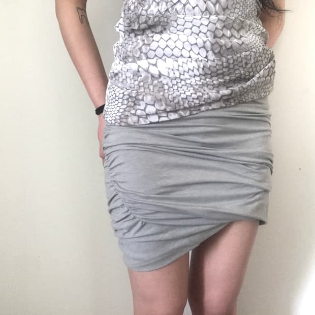 셔링미디스커트 vintage skirt