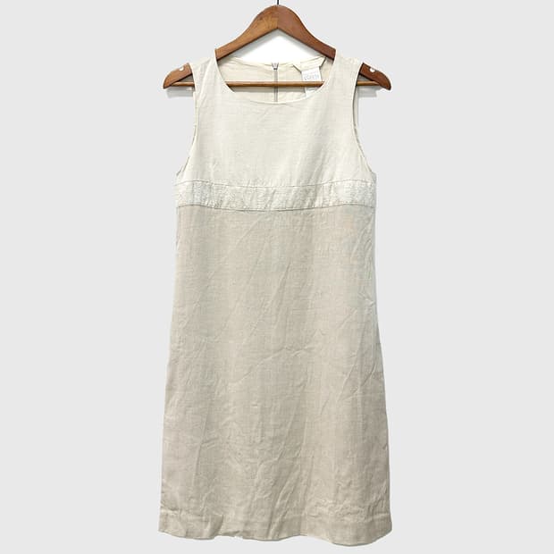 막스마라 리넨 린넨 민소매 슬리브리스 원피스 드레스 여성 38