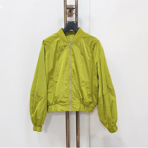 오이쇼 반크롭 블루종 점퍼 S