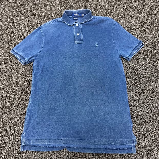 POLO 폴로 랄프로렌 워시드 카라티 반팔티셔츠 S