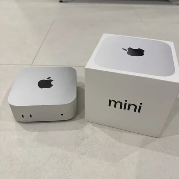 애플 Mac mini 본체 m4프로 풀박스 팝니다