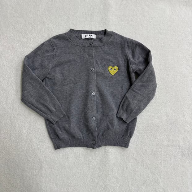 실측확인 골드하트와펜 가디건 (수축) 0311T