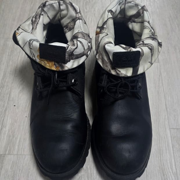 [255~260]팀버랜드 6인치 롤탑 부츠 블랙