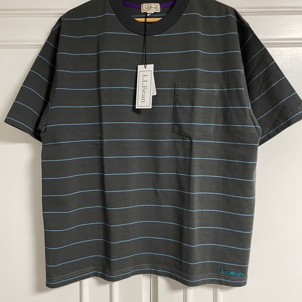L.L.Bean Japan Union S/S Striped Tee L