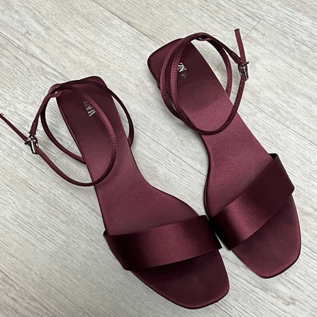 ZARA 와인 구두