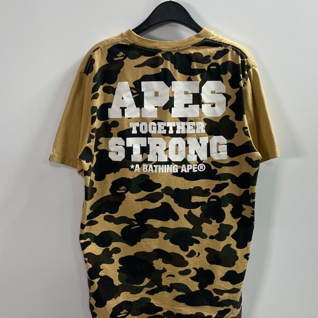 베이프 카모 포켓 패치 반팔티 (on.668)  