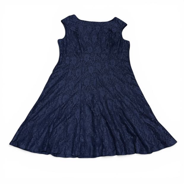 새상품 20W 로렌 랄프로렌 다크네이비 플로럴 드레스 원피스