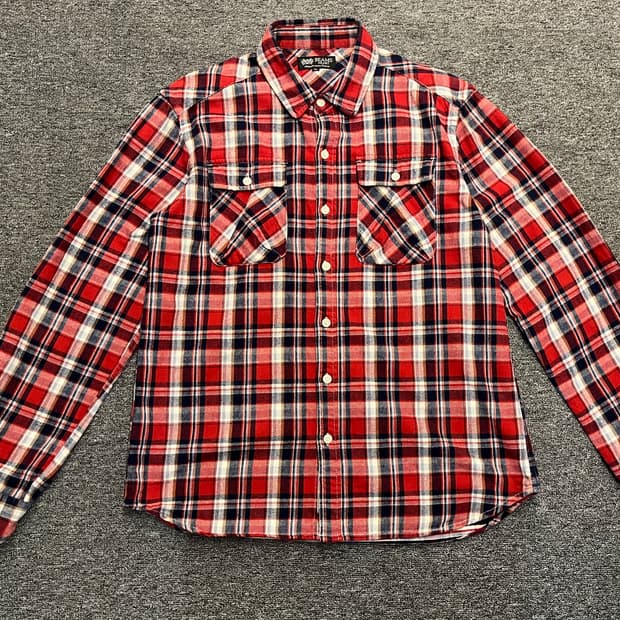 [100~103] 빔즈 체크 플란넬셔츠 XL 