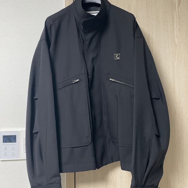 52사이즈 새상품, 우영미 25ss 블랙 하이넥 자켓