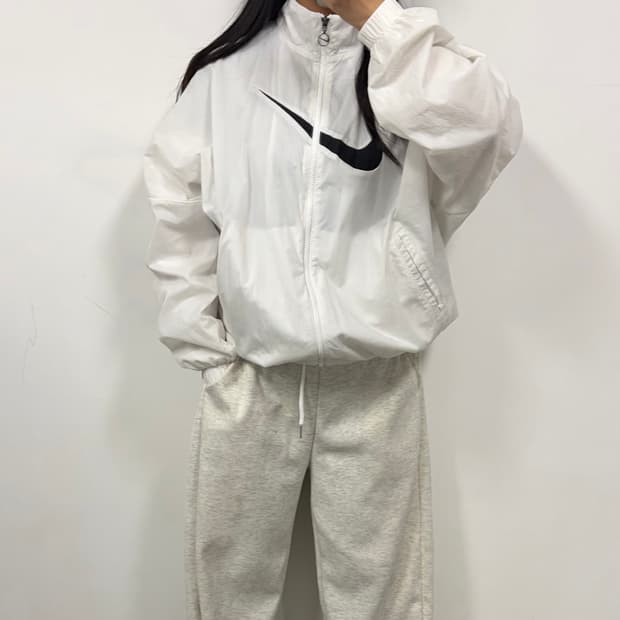 나이키 화이트 바람막이[1815]