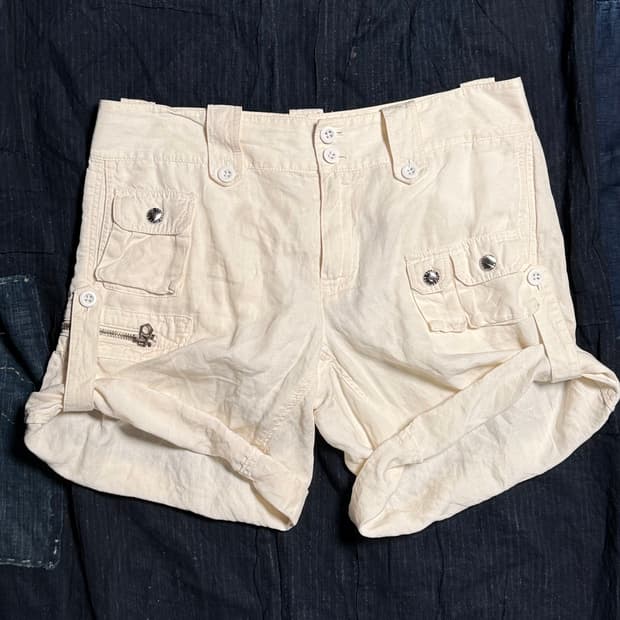 로렌 랄프로렌 린넨 쇼츠 4