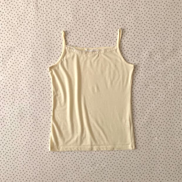 연노랑 레이스 슬리브리스