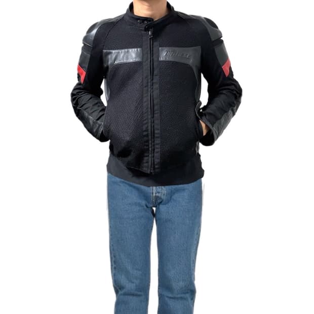 [48] Dainese  레더믹스 패디드 메쉬바이커 자켓