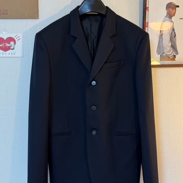 (S)렉토 울 블렌드 쓰리버튼 블레이저 21FW