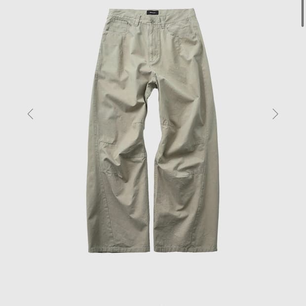 AV PLEATS PANTS (WASHED SAGE GREEN)