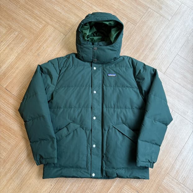 파타고니아 그린 다운 드리프트 후디드 자켓(탈부착)