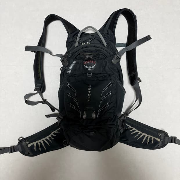 오스프리 랩터 14 하이드레이션 백팩 등산 자전거 백팩